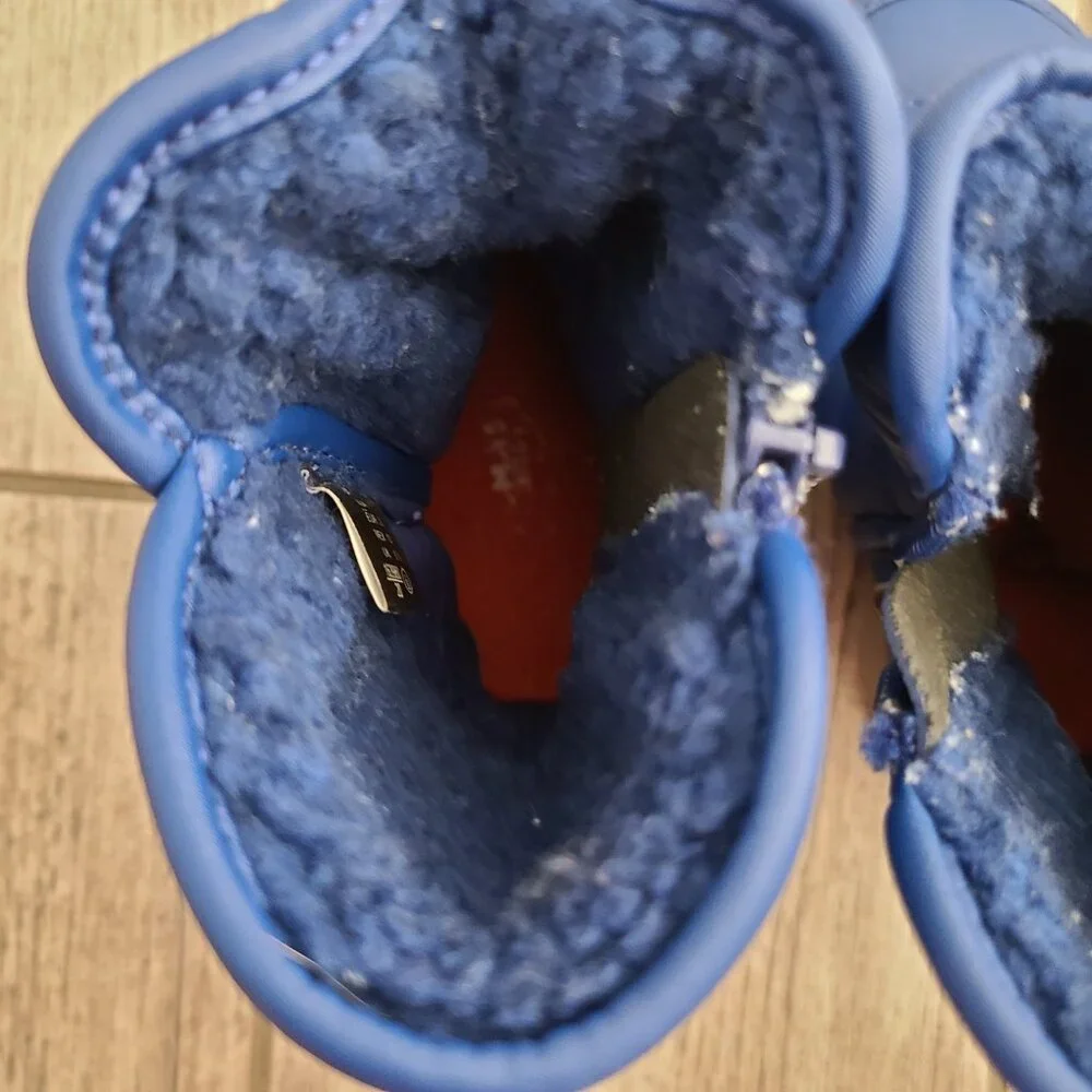 Thomas & Friends Blue Winter Snow Boots Toddler Boys Size 6